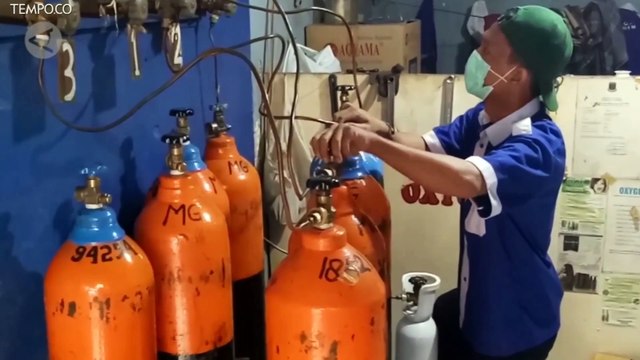 Angka Kasus COVID-19 Tinggi, Pemkot Tangerang Pastikan Stok Tabung Oksigen Aman