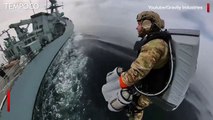 Angkatan Laut Inggris Uji Jet Suit untuk Melawan Pembajakan Kapal