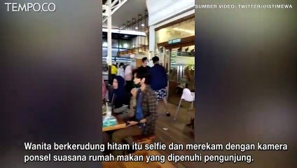 Viral, Video Emak-emak Perlihatkan Makan Bebas di Restoran, Netizen: Kasih Pelajaran