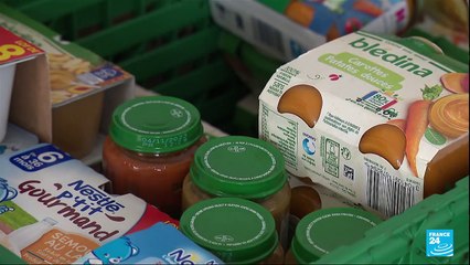 France food bank: Families having to choose between heating and eating