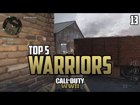 COD WWII: TOP 5 WARRIORS OF THE WEEK #13 - Call of Duty World War 2