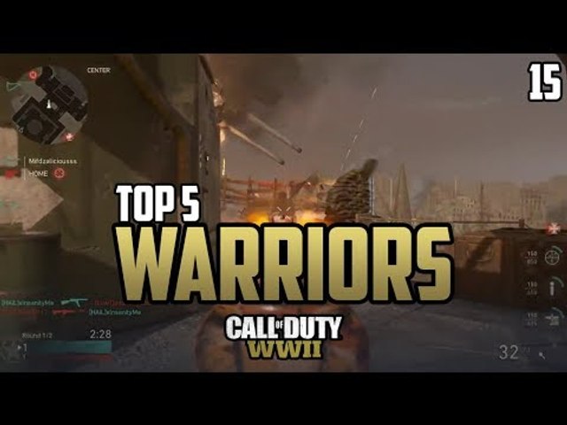 COD WWII: TOP 5 WARRIORS OF THE WEEK #15 - Call of Duty World War 2