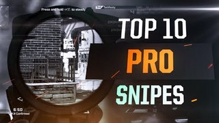 Top 10 BEST Pro Snipes in Call of Duty History