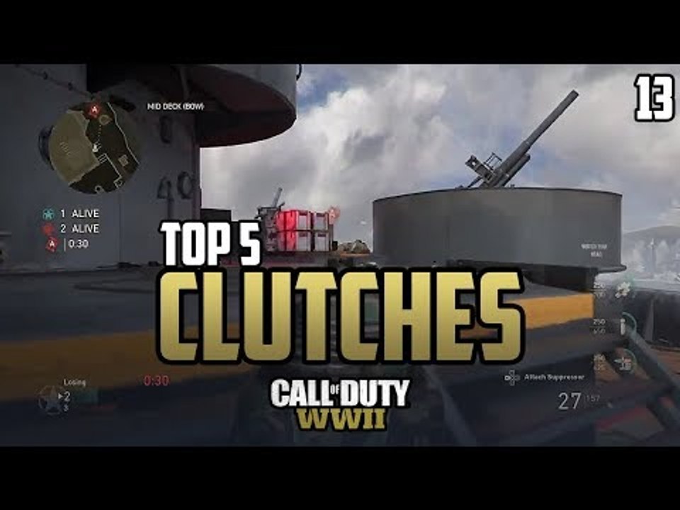 COD WWII TOP 5 CLUTCHES OF THE WEEK 13 Call of Duty World War 2