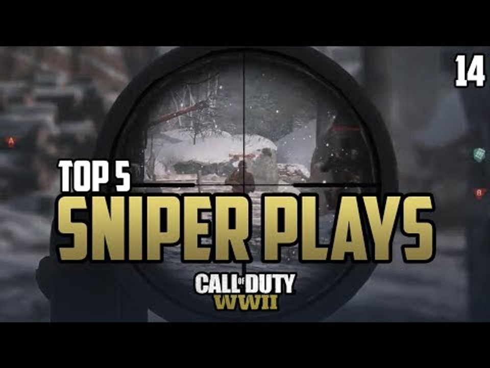 COD WWII TOP 5 SNIPER PLAYS OF THE WEEK #14 Call of Duty World War 2