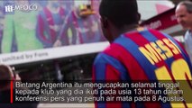 Resmi Pindah ke PSG, Poster Messi di Stadion Camp Nou Dicopot