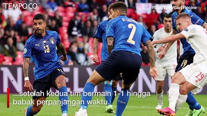 Semifinal Euro 2020: Menang Adu Penalti Lawan Spanyol, Italia Lolos ke Final