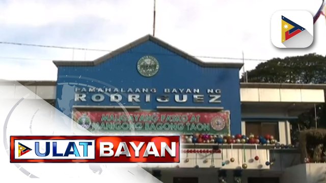 Giant Christmas tree na gawa sa recycled materials, pinailawan sa Montalban, Rizal