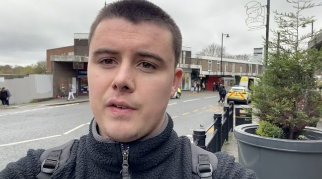 A street in Armley has been closed off after a man was stabbed.