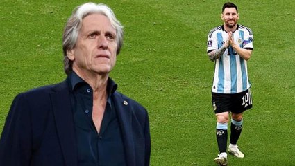 Ortalık yıkıldı! Dünya Kupası'nda Messi'nin maçını izleyen herkes Jorge Jesus paylaşımı yapıyor