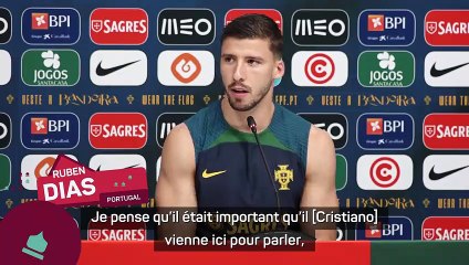 Portugal - Ruben Dias : "Il était important que Cristiano parle"