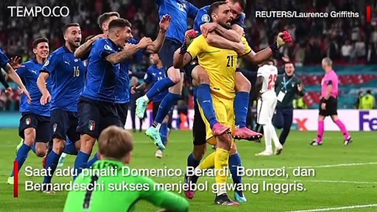 Final Euro 2020: Taklukkan Inggris, Italia Juara Lewat Drama Adu Pinalti