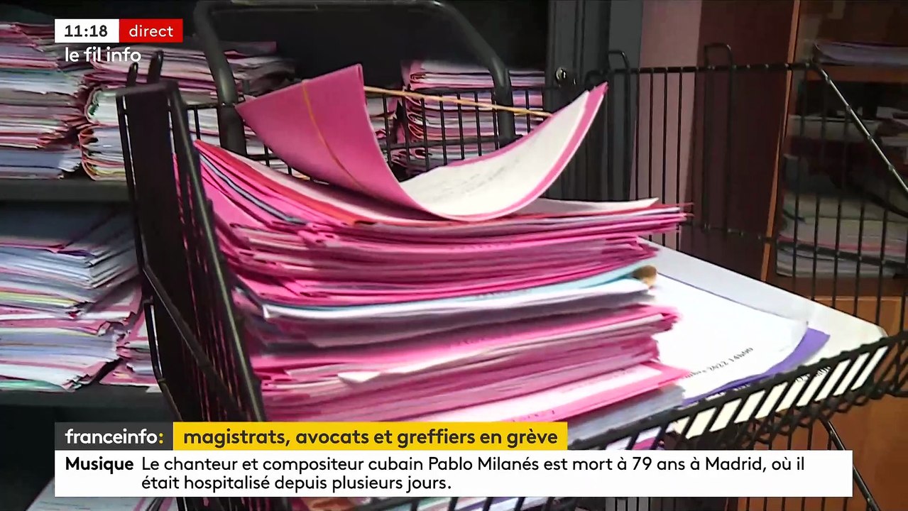 Magistrats, avocats et greffiers sont appelés à se mobiliser aujourd’hui contre une "justice au rabais", un an après une retentissante tribune qui avait étalé au grand jour leur "souffrance" au travail - VIDEO