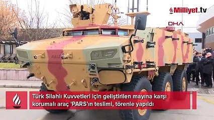 Mayın korumalı 'PARS', törenle teslim edildi