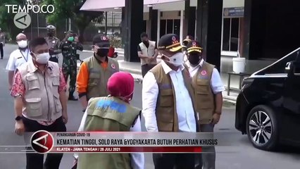 Kasus Kematian Covid-19 Tinggi, Solo dan Yogyakarta Butuh Perhatian Khusus