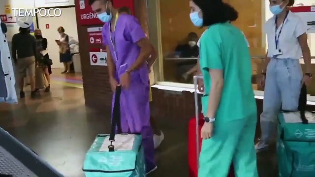 RUMAH SAKIT DI BARCELONA SUKSES CANGKOK PARURumah Sakit di Barcelona Sukses Cangkok Paru Pasien Covid-19 PASIEN COVID-19