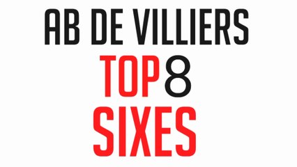 Ab de Villiers top 8 sixes in IPL