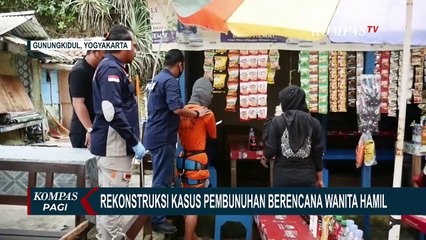 Rekonstruksi Kasus Pembunuhan Wanita Hamil, Kedatangan Tersangka Diteriaki Warga!