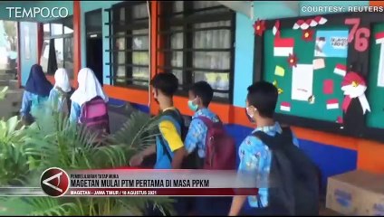 Magetan Mulai Pembelajaran Tatap Muka Pertama di Masa PPKM