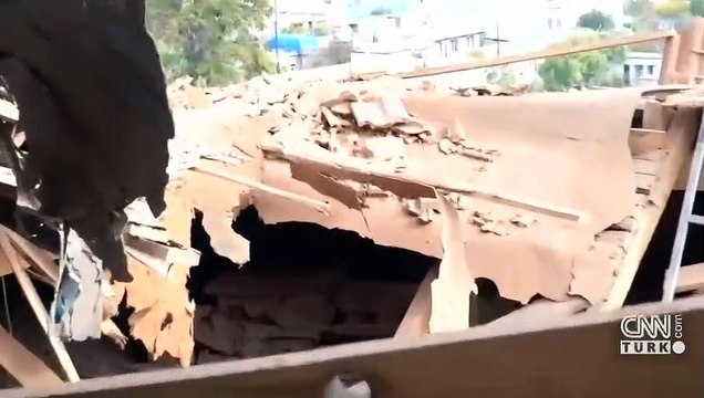 CNN TÜRK, Karkamış'ta roket isabet eden apartmanda