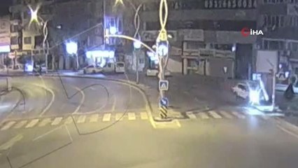 Kontrolden çıkarak karşı şeride böyle geçti