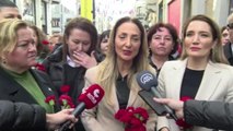 Aylin Nazlıaka, İstiklal Caddesi'ne Karanfil Bıraktı: 