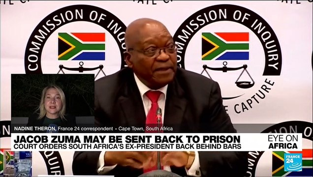 South African appeal court orders Zuma back to jail