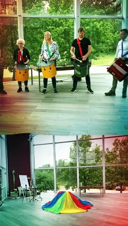 Escola de Samba Teambuilding mit Samba Trommeln Schnupper-Workshop