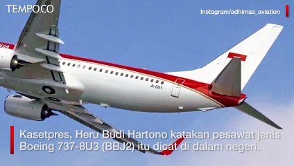 Pesawat Kepresidenan Ganti Cat, Kasetpres: Sudah Direncanakan Sejak 2019