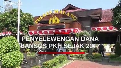 Selewengkan Dana Bansos PKH Selama 4 Tahun, Warga Malang Ditangkap