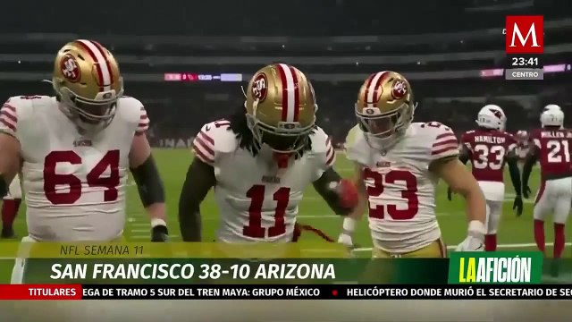 San Francisco 49ers aplastan a Arizona Cardinals en regreso de NFL a México