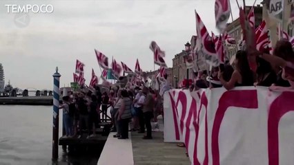 Lindungi Situs Warisan Dunia, Italia Tutup Venesia bagi Kapal Pesiar Besar
