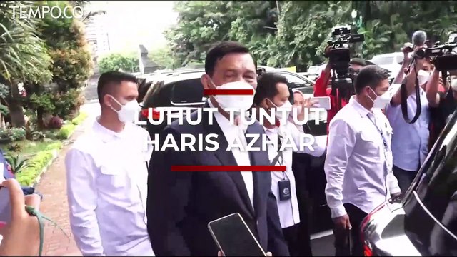 Luhut Segera Layangkan Gugatan ke Haris Azhar 100 Miliar