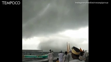 Fenomena Puting Beliung Air di Buleleng, Ini Penjelasan BMKG