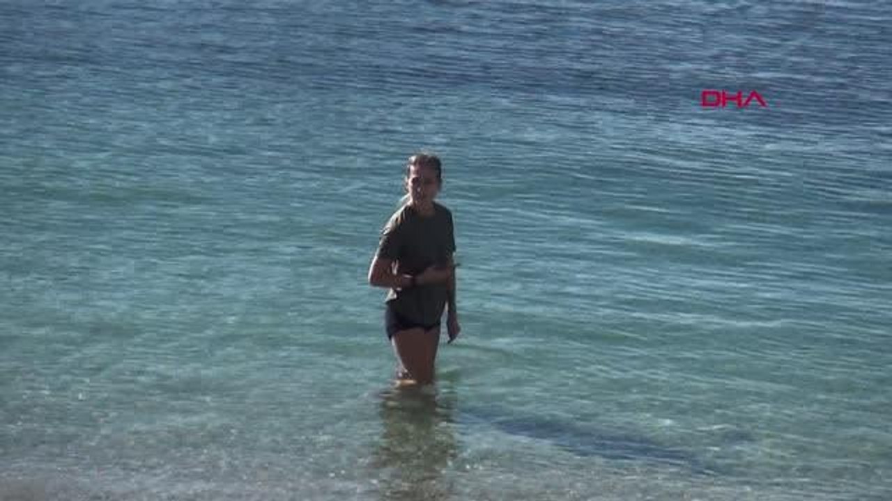 Bodrum'da yağmur bitti, deniz keyfi başladı