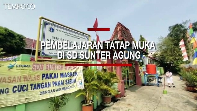 Patuh Prokes, Begini Suasana Pembelajaran Tatap Muka di SD Sunter Agung