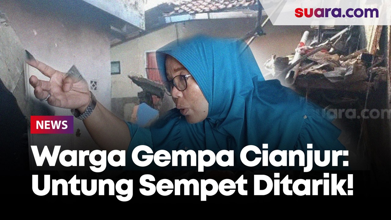 Pulang Mengajar, Lin Pasrah Dua Anaknya Sempat Terjebak di Reruntuhan Rumah Akibat Gempa Cianjur