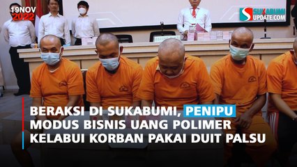 Beraksi di Sukabumi, Penipu Modus Bisnis Uang Polimer Kelabui Korban Pakai Duit Palsu