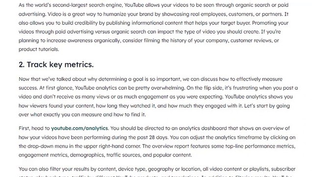Understanding YouTube Analytics