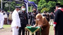 Lantik 206 Kepala Desa, Bupati Pandeglang: Langusng Kerja