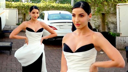 झलक दिखलाजा 10 के सेट पर नोरा फतेही ने अपने शानदार लुक से उड़ा दिए सबके होश