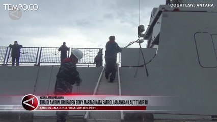 Kapal Perang KRI Raden Eddy Martadinata-331 Gelar Pengamanan Perbatasan