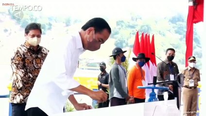 Dorong Kesejahteraan Petani, Presiden Resmikan Bendungan Karalloe