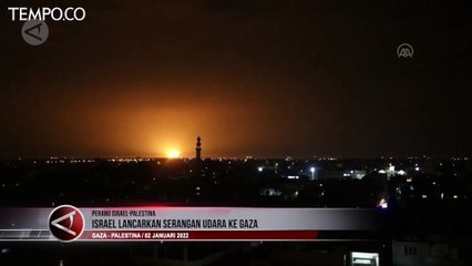 Israel Lancarkan Serangan Udara ke Gaza Tergetkan Instalasi Hamas