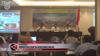 3 Daerah Kumuh di Maluku Jadi Target Program Kotaku