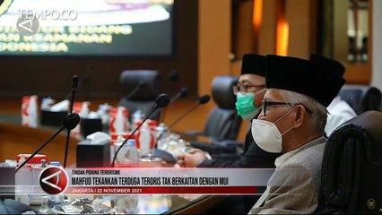 Mahfud MD Tekankan, Terduga Teroris Tak Berkaitan dengan MUI
