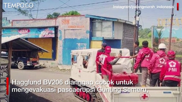 Melihat Tangguhnya Mobil Rantis PMI Bantu Evakuasi Korban Semeru