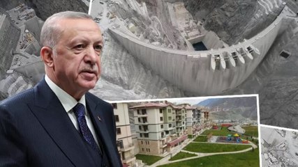 Cumhurbaşkanı Erdoğan, Yusufeli Barajı açılışında açıklamalarda bulundu