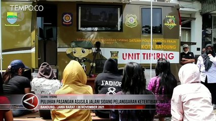 Puluhan Pasangan Asusila Jalani Sidang Pelanggaran Ketertiban Umum