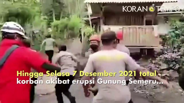 Tim Evakuasi Ungkap Material Panas Persulit Pencarian Korban Erupsi Gunung Semeru